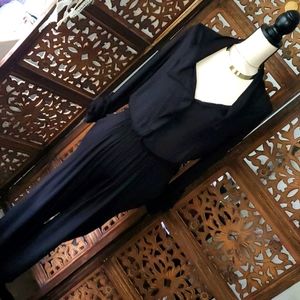 One piece black jumpsuit